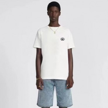 프라다 남성 화이트 반팔 티셔츠 - Prada Mens White Tshirts 