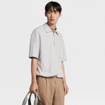 제냐 남성 그레이 폴로 반팔티 - Zegna Mens Gray Polo Tshirts 