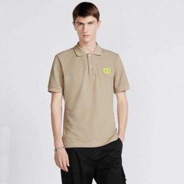 디올 남성 베이지 폴로 반팔티 - Dior Mens Beige Tshirts 