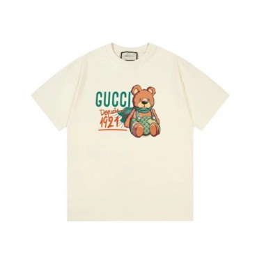 구찌 남성 아이보리 티셔츠 - Gucci Mens Ivory Tshirts 