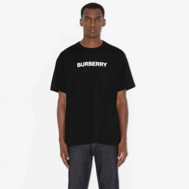 버버리 남성 블랙 티셔츠 - Burberry Mens Black Tshirts 