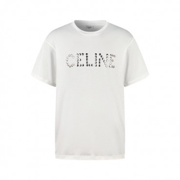 셀린느 남성 화이트 반팔 티셔츠 - Celine Mens White Tshirts 