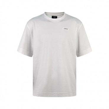 펜디 남성 화이트 반팔 티셔츠 - Fendi Mens White Tshirts 