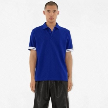 버버리 남성 블루 반팔 폴로 티셔츠 - Burberry Mens Blue Tshirts 