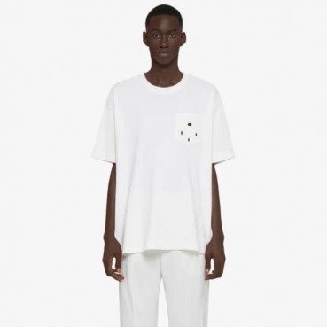 지방시 남성 화이트 반팔 티셔츠 - Givenchy Mens White Tshirts 
