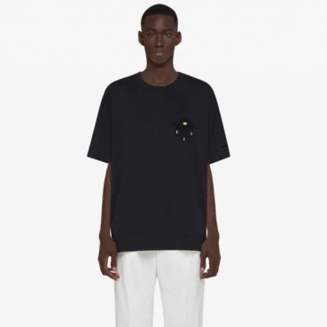 지방시 남성 블랙 반팔 티셔츠 - Givenchy Mens Black Tshirts 