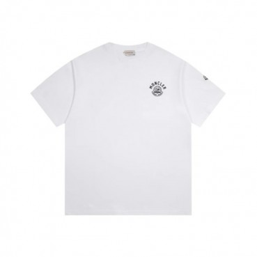 몽클레어 남성 화이트 반팔 티셔츠 - Moncler Mens White Tshirts 