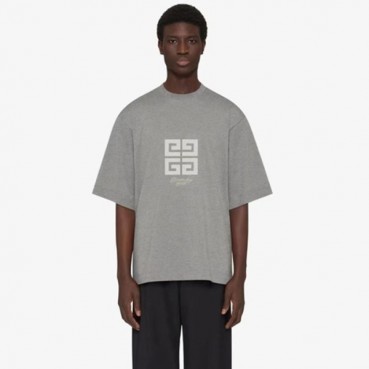 지방시 남성 그레이 반팔 티셔츠 - Givenchy Mens Gray Tshirts 