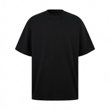 발렌시아가 남성 블랙 반팔 티셔츠 - Balenciaga Mens Black Tshirts 