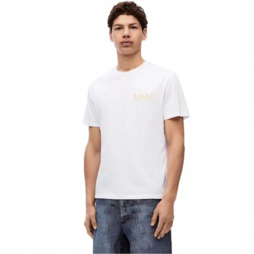 메종 마르지엘라 남/녀 화이트 반팔 티셔츠 - Maison Margiela Unisex White Tshirts 