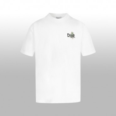 디올 남성 화이트 반팔 티셔츠 - Dior Mens White Tshirts 