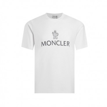 몽클레어 남성 화이트 반팔 티셔츠 - Moncler Mens White Tshirts 