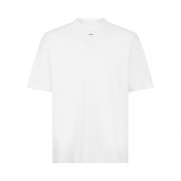 프라다 남성 화이트 반팔 티셔츠 - Prada Mens White Tshirts 