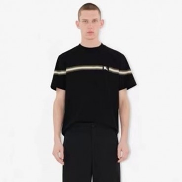 버버리 남성 블랙 티셔츠 - Burberry Mens Black Tshirts 