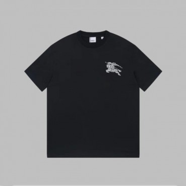 버버리 남성 블랙 티셔츠 - Burberry Mens Black Tshirts 
