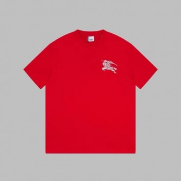 버버리 남성 레드  티셔츠 - Burberry Mens Red Tshirts 