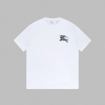 버버리 남성 화이트 티셔츠 - Burberry Mens White Tshirts 