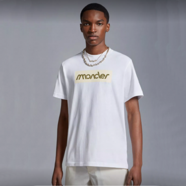 몽클레어 남성 화이트 티셔츠 - Moncler Mens White Tshirts 