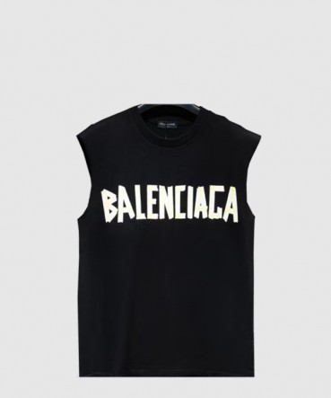 발렌시아가 남성 블랙 나시 - Balenciaga Mens Black Tshirts 