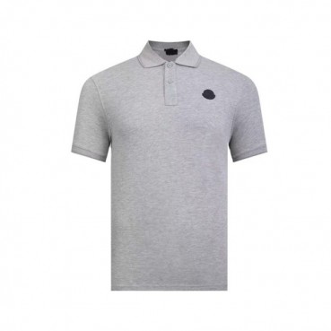몽클레어 남성 그레이 폴로 반팔티 - Moncler Mens Gray Tshirts 