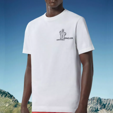 몽클레어 남성 화이트 티셔츠 - Moncler Mens White Tshirts 
