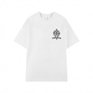 크롬하츠 남성 화이트 반팔티 - Chrom Hearts Mens White Tshirts 
