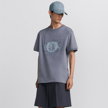 디올 남성 그레이 반팔티 - Dior Mens Gray Tshirts 