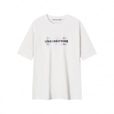 알렉산더왕 남성 화이트 반팔티 - Alexander wang Mens White Tshirts 