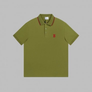 버버리 남성 그린 티셔츠 - Burberry Mens Green Tshirts 