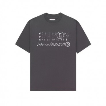 메종 마르지엘라 남/녀 그레이 티셔츠 - Maison Margiela Unisex Tshirts 