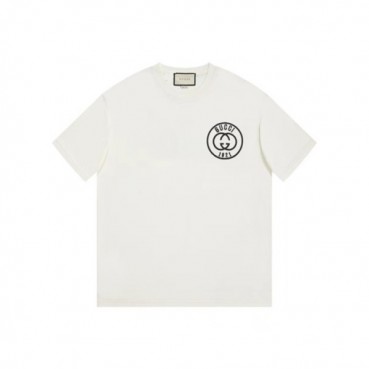 구찌 남성 화이트 티셔츠 - Gucci Mens White Tshirts 