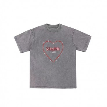 메종마르지엘라 남/녀 그레이 티셔츠 - Maison Margiela Unisex Tshirts 