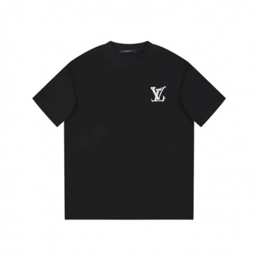루이비통 남/녀 화이트 티셔츠 - Louis vuitton Unisex White Tshirts 