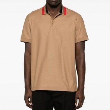 버버리 남성 베이지 폴로 티셔츠 - Burberry Mens Beige Tshirts 