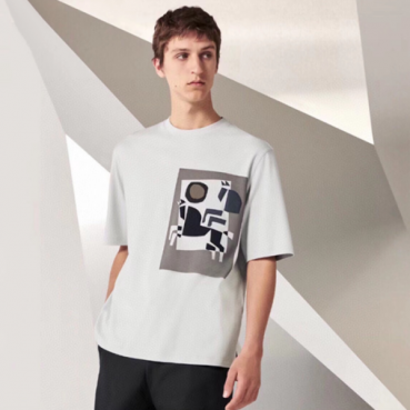 에르메스 남성 화이트 반팔티 - Hermes Mens White Tshirts 