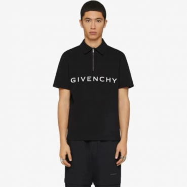 지방시 남성 블랙 반팔티 - Givenchy Mens Black Tshirts 
