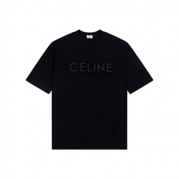 셀린느 남성 블랙 티셔츠 - Celine Mens Black Tshirts 