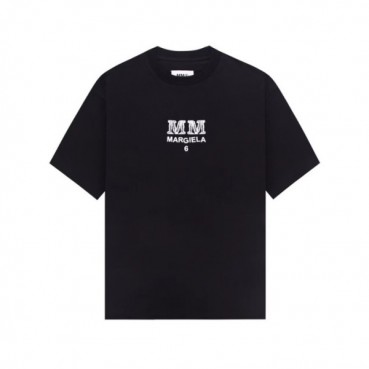 메종 마르지엘라 남/녀 블랙 티셔츠 - Maison Margiela Unisex Tshirts 