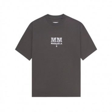 메종 마르지엘라 남/녀 그레이 티셔츠 - Maison Margiela Unisex Tshirts 