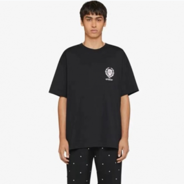 지방시 남성 블랙 반팔티 - Givenchy Mens Black Tshirts 