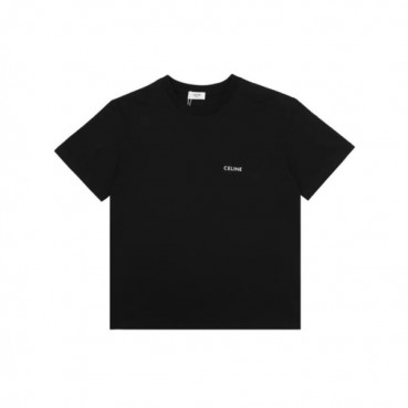 셀린느 남성 블랙 티셔츠 - Celine Mens Black Tshirts 