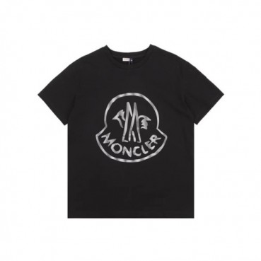 몽클레어 남성 블랙 티셔츠 - Moncler Mens Black Tshirts 