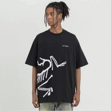 아크테릭스 남성 블랙 티셔츠 - Arcteryx Mens Black Tshirts 