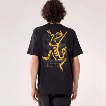 아크테릭스 남성 블랙 티셔츠 - Arcteryx Mens Black Tshirts 