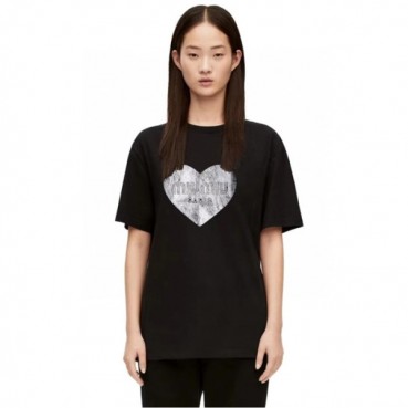 미우미우 여성 블랙 티셔츠 - Miumiu Ladys Black Tshirts 