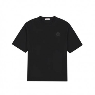 몽클레어 남성 블랙 반팔티 - Moncler Mens Black Tshirts 