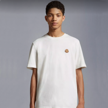 몽클레어 남성 화이트 티셔츠 - Moncler Mens White Tshirts 