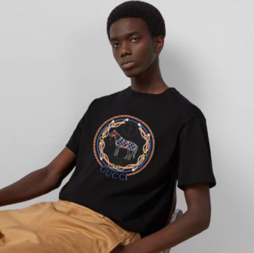 구찌 남성 블랙 티셔츠 - Gucci Mens Black Tshirts 