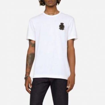 돌체앤가바나 남성 화이트 반팔티 - Dolce&Gabbana Mens White Tshirts 