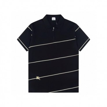 버버리 남성 블랙 폴로 티셔츠 - Burberry Mens Black Tshirts 